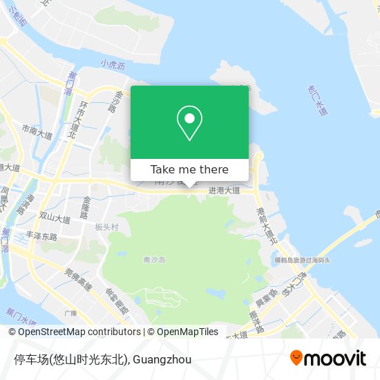 停车场(悠山时光东北) map