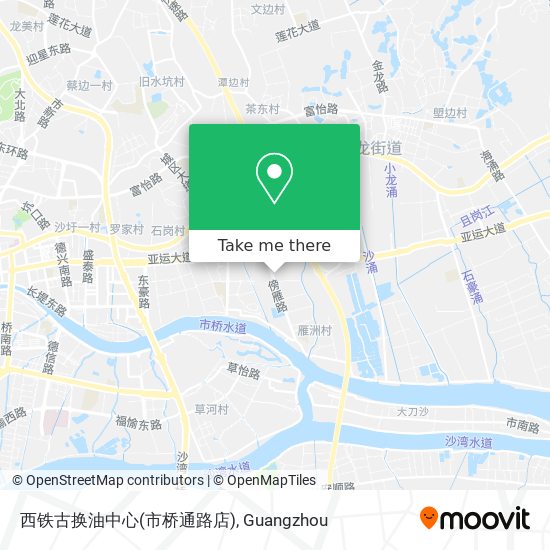 西铁古换油中心(市桥通路店) map