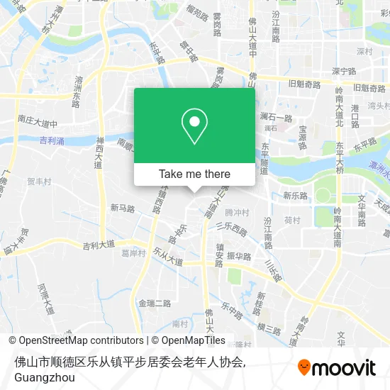 佛山市顺德区乐从镇平步居委会老年人协会 map