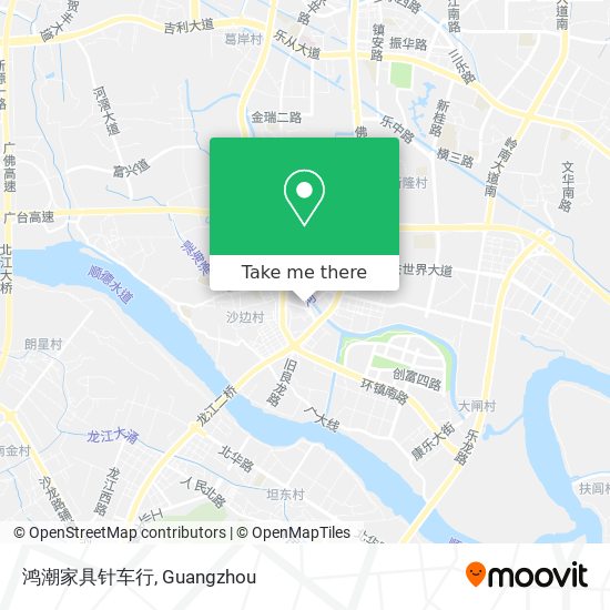 鸿潮家具针车行 map