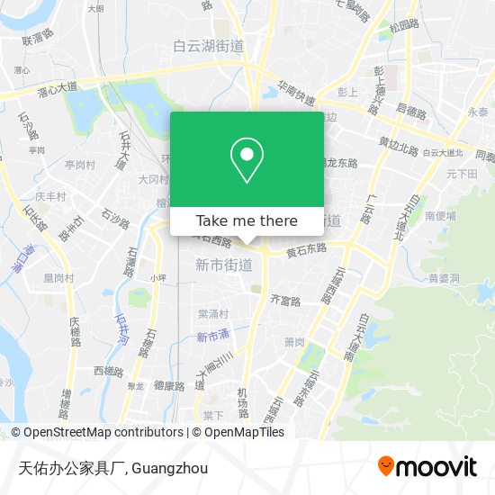 天佑办公家具厂 map