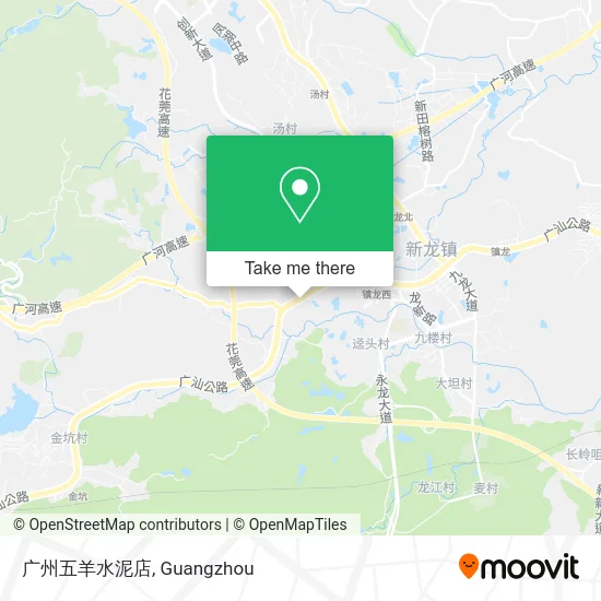 广州五羊水泥店 map