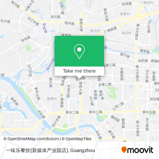 一味乐餐饮(新媒体产业园店) map