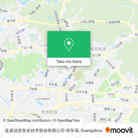 蓝盾信息安全技术股份有限公司-停车场 map