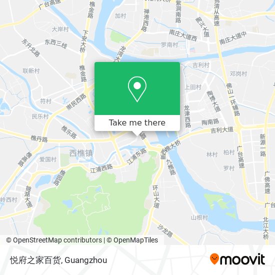 悦府之家百货 map