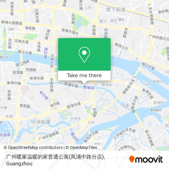 广州暖家温暖的家普通公寓(凤浦中路分店) map