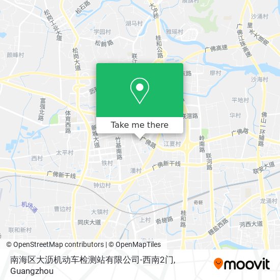 南海区大沥机动车检测站有限公司-西南2门 map