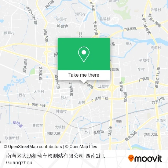 南海区大沥机动车检测站有限公司-西南2门 map