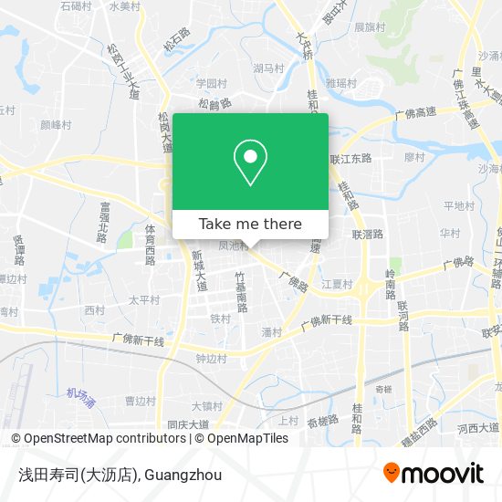 浅田寿司(大沥店) map
