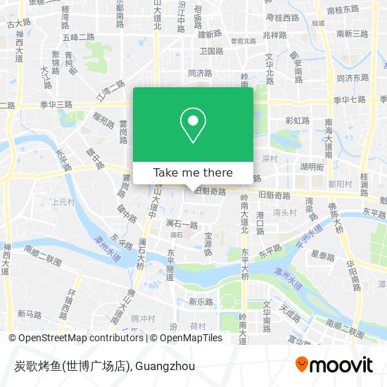 炭歌烤鱼(世博广场店) map