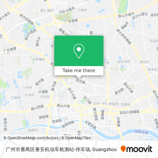 广州市番禺区番安机动车检测站-停车场 map