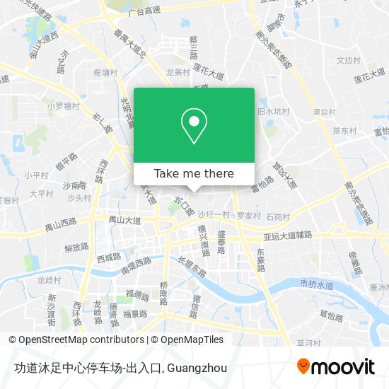 功道沐足中心停车场-出入口 map