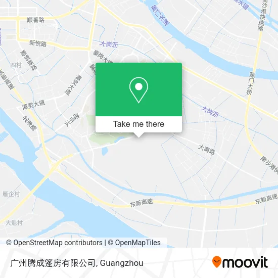 广州腾成篷房有限公司 map
