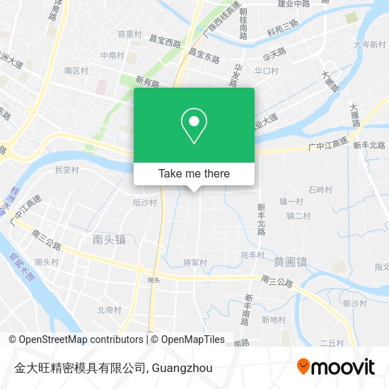 金大旺精密模具有限公司 map