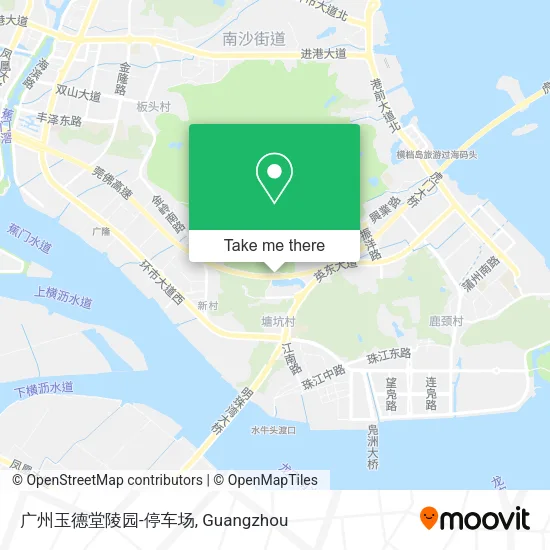 广州玉德堂陵园-停车场 map