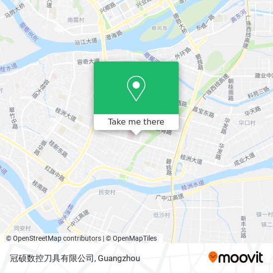 冠硕数控刀具有限公司 map