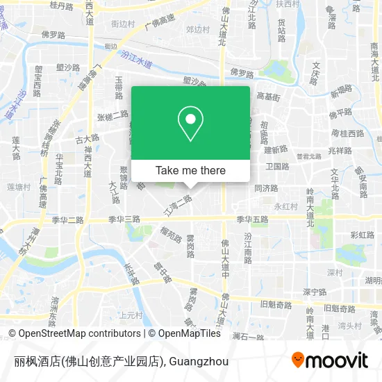 丽枫酒店(佛山创意产业园店) map