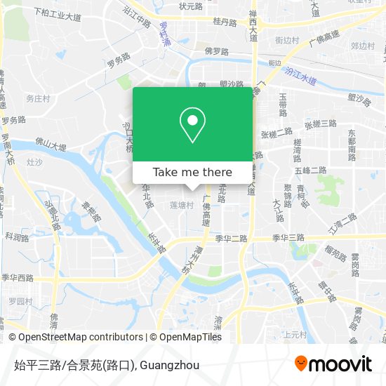 始平三路/合景苑(路口) map