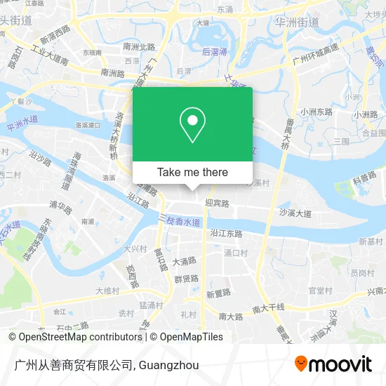 广州从善商贸有限公司 map