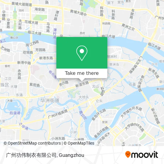 广州功伟制衣有限公司 map