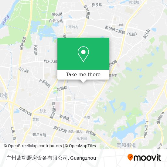 广州蓝功厨房设备有限公司 map