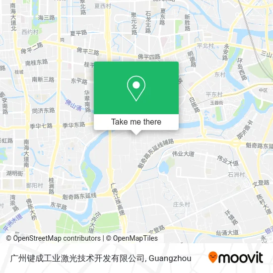 广州键成工业激光技术开发有限公司 map