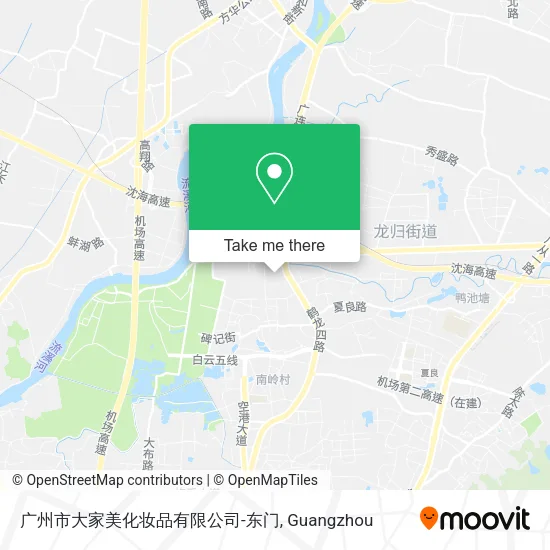 广州市大家美化妆品有限公司-东门 map