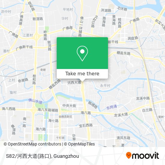 S82/河西大道(路口) map