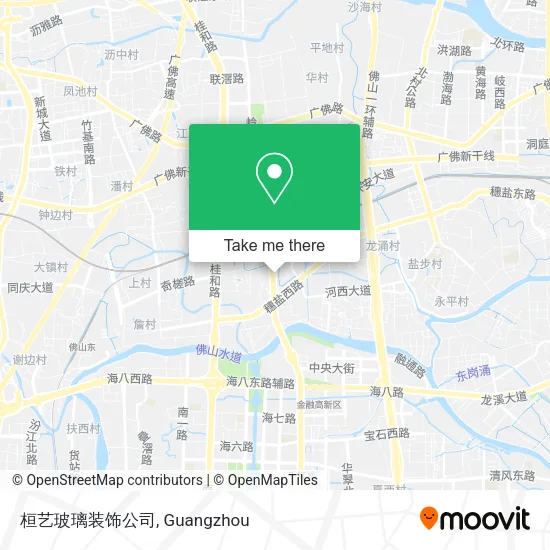 桓艺玻璃装饰公司 map