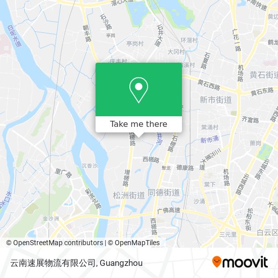 云南速展物流有限公司 map