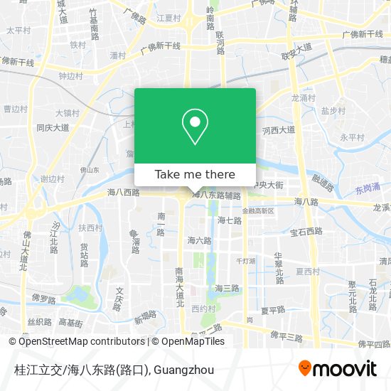 桂江立交/海八东路(路口) map