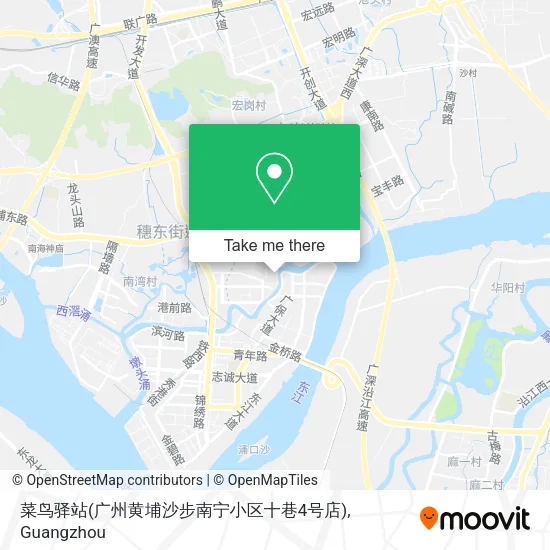 菜鸟驿站(广州黄埔沙步南宁小区十巷4号店) map