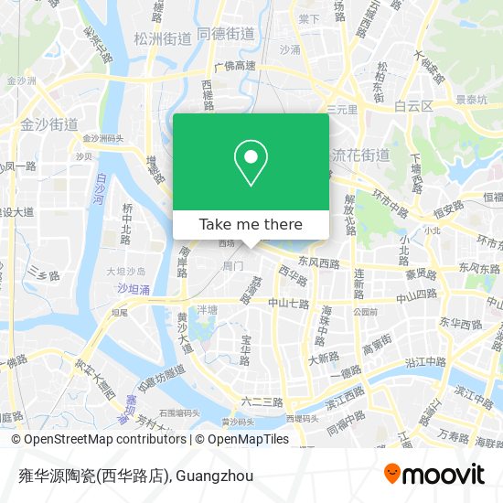 雍华源陶瓷(西华路店) map