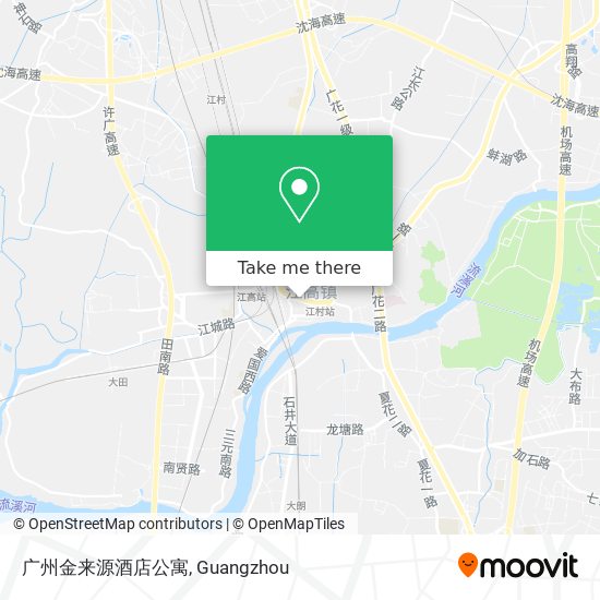 广州金来源酒店公寓 map