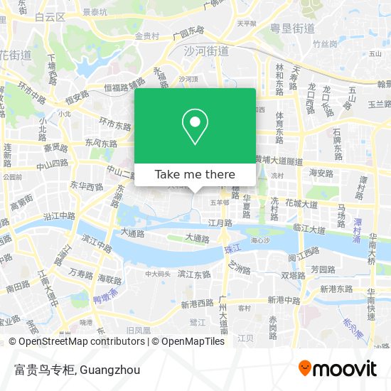 富贵鸟专柜 map