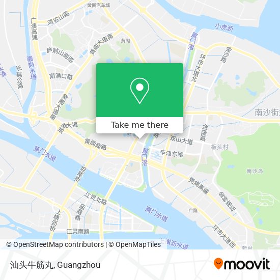 汕头牛筋丸 map