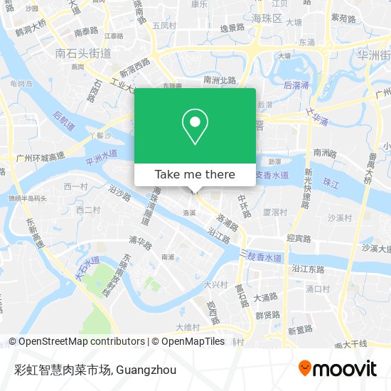 彩虹智慧肉菜市场 map