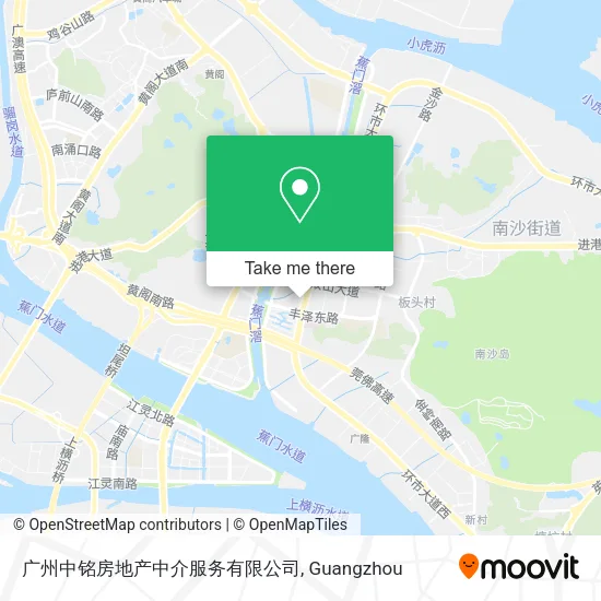 广州中铭房地产中介服务有限公司 map