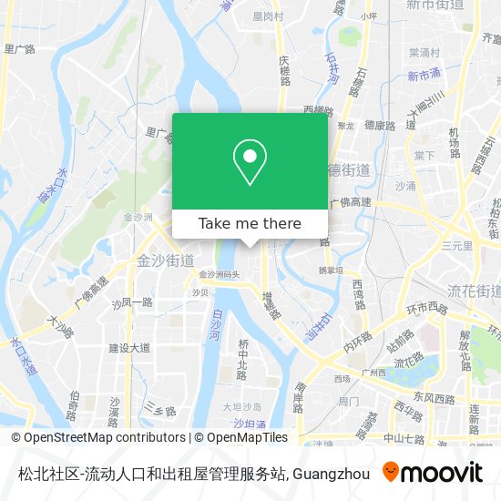 松北社区-流动人口和出租屋管理服务站 map
