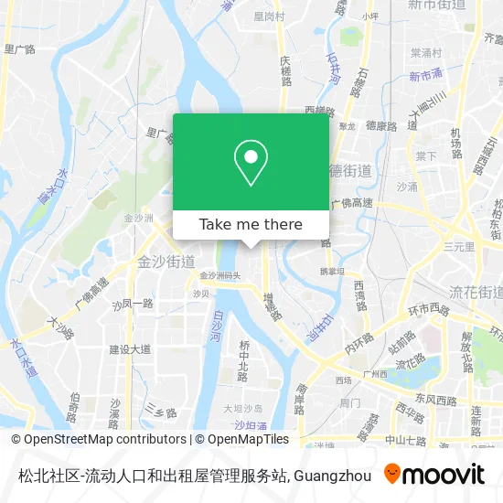 松北社区-流动人口和出租屋管理服务站 map