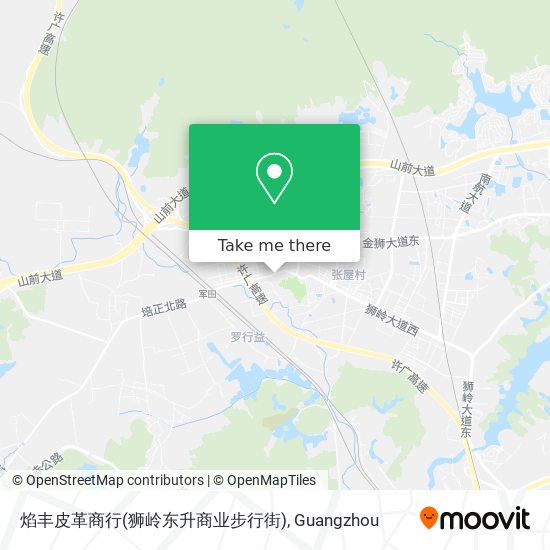 焰丰皮革商行(狮岭东升商业步行街) map