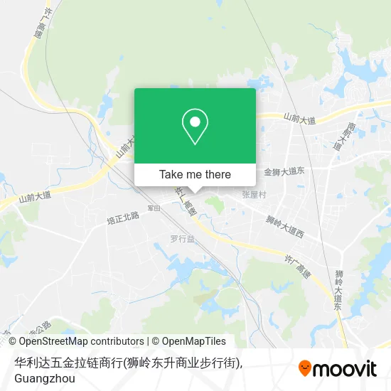 华利达五金拉链商行(狮岭东升商业步行街) map
