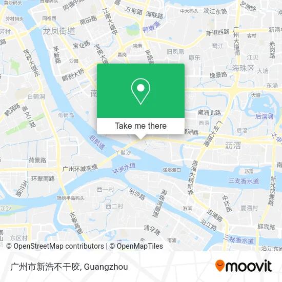 广州市新浩不干胶 map