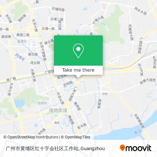 广州市黄埔区红十字会社区工作站 map