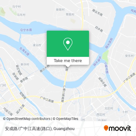 安成路/广中江高速(路口) map