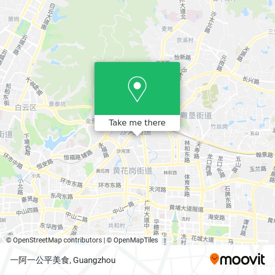 一阿一公平美食 map