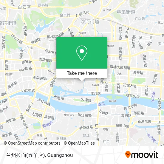 兰州拉面(五羊店) map