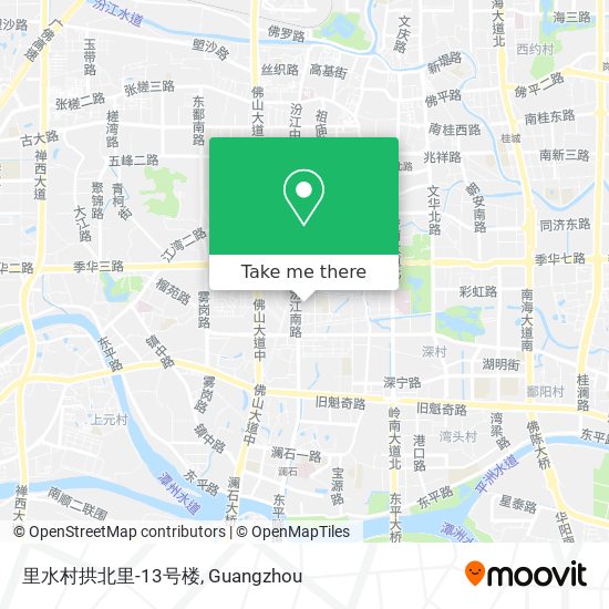 里水村拱北里-13号楼 map