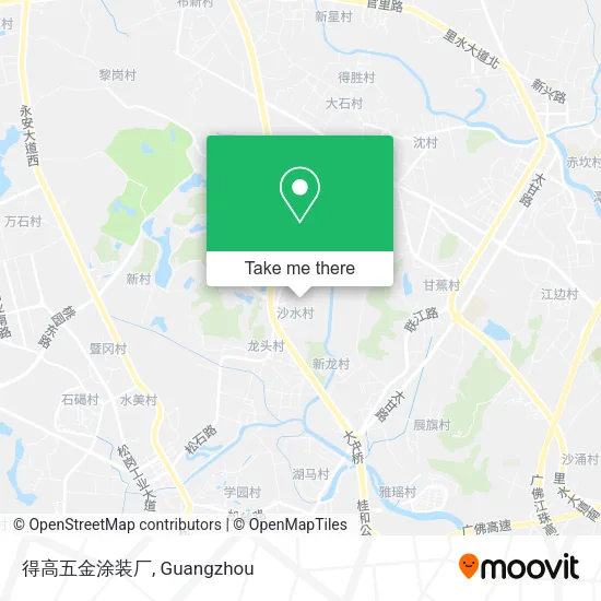 得高五金涂装厂 map