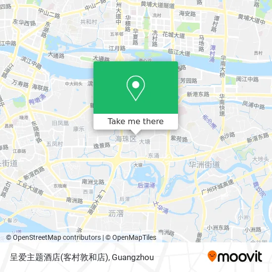 呈爱主题酒店(客村敦和店) map